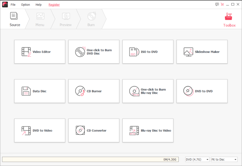 need to burn a mp4 to dvd using dvd video soft